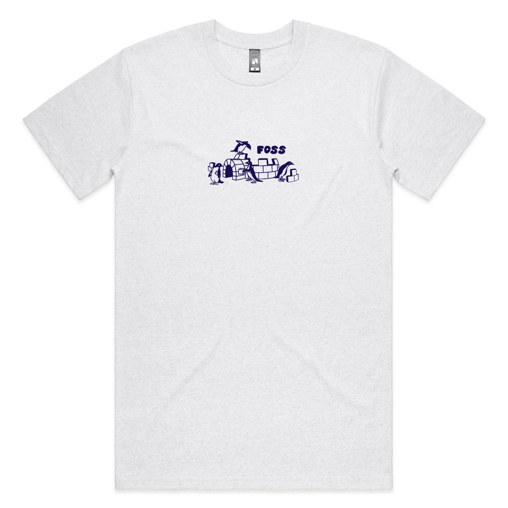 Housing Solution Tee - Snow Marle