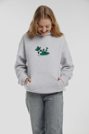 
                  
                    Load image into Gallery viewer, Frog &amp;amp; Butterflies Hood - Snow Marle
                  
                