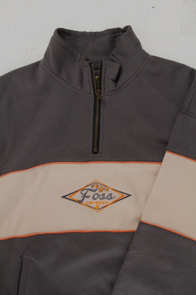
                  
                    Load image into Gallery viewer, Surf Society Q-Zip - Grey/Ecru
                  
                
