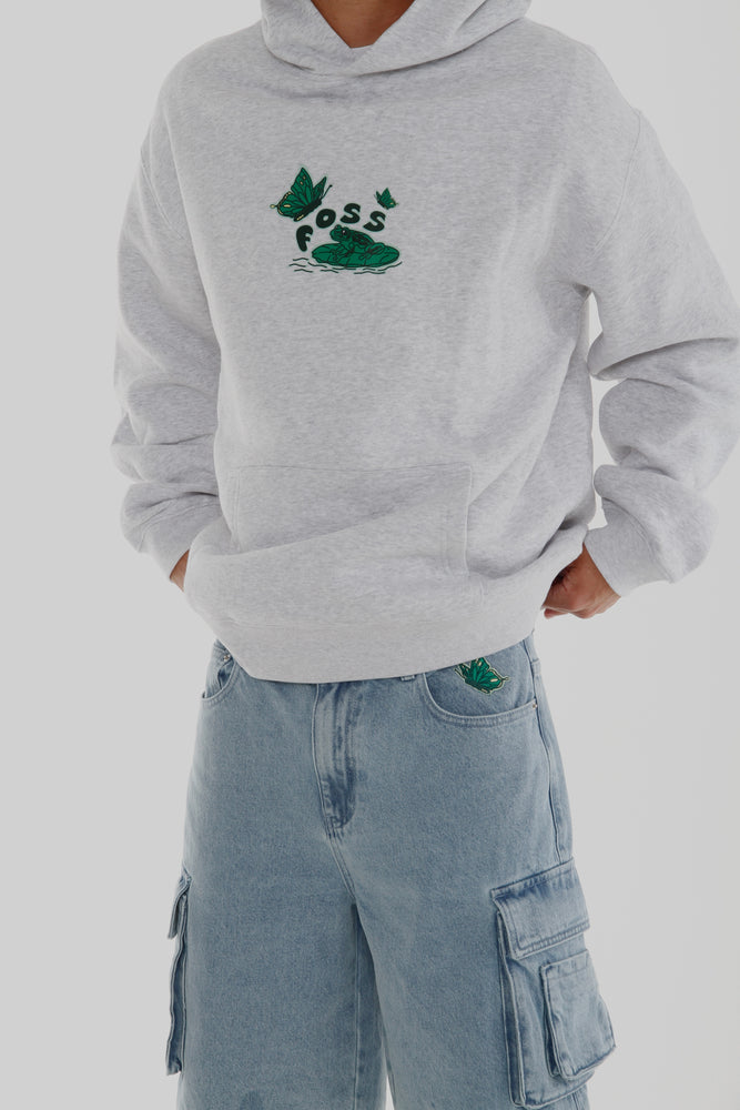 
                  
                    Load image into Gallery viewer, Frog and Butterflies - Jorts
                  
                