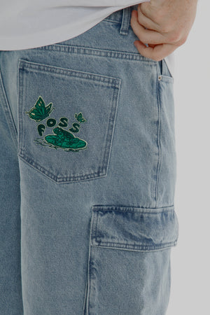 
                  
                    Load image into Gallery viewer, Frog and Butterflies - Jorts
                  
                