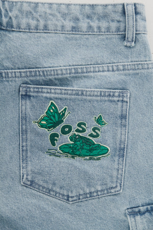 
                  
                    Load image into Gallery viewer, Frog and Butterflies - Jorts
                  
                