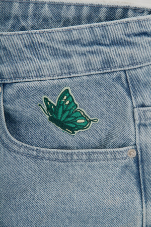 
                  
                    Load image into Gallery viewer, Frog and Butterflies - Jorts
                  
                
