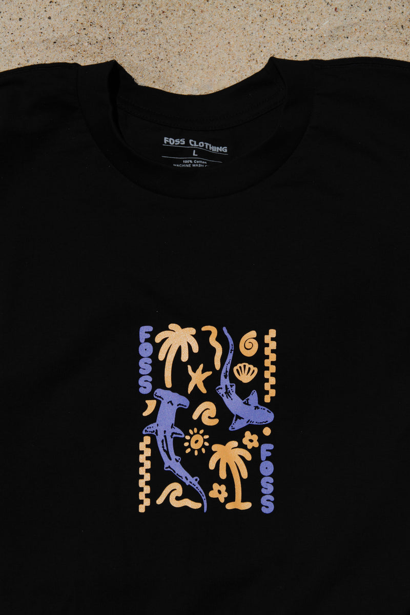 Foss Merchandise Flow Tee - Black – FOSS Clothing