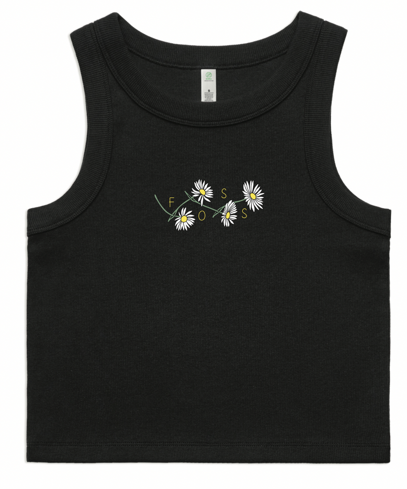 Daisy Crop - Black