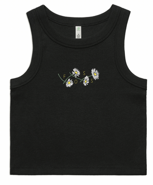 
                  
                    Load image into Gallery viewer, Daisy Crop - Black
                  
                